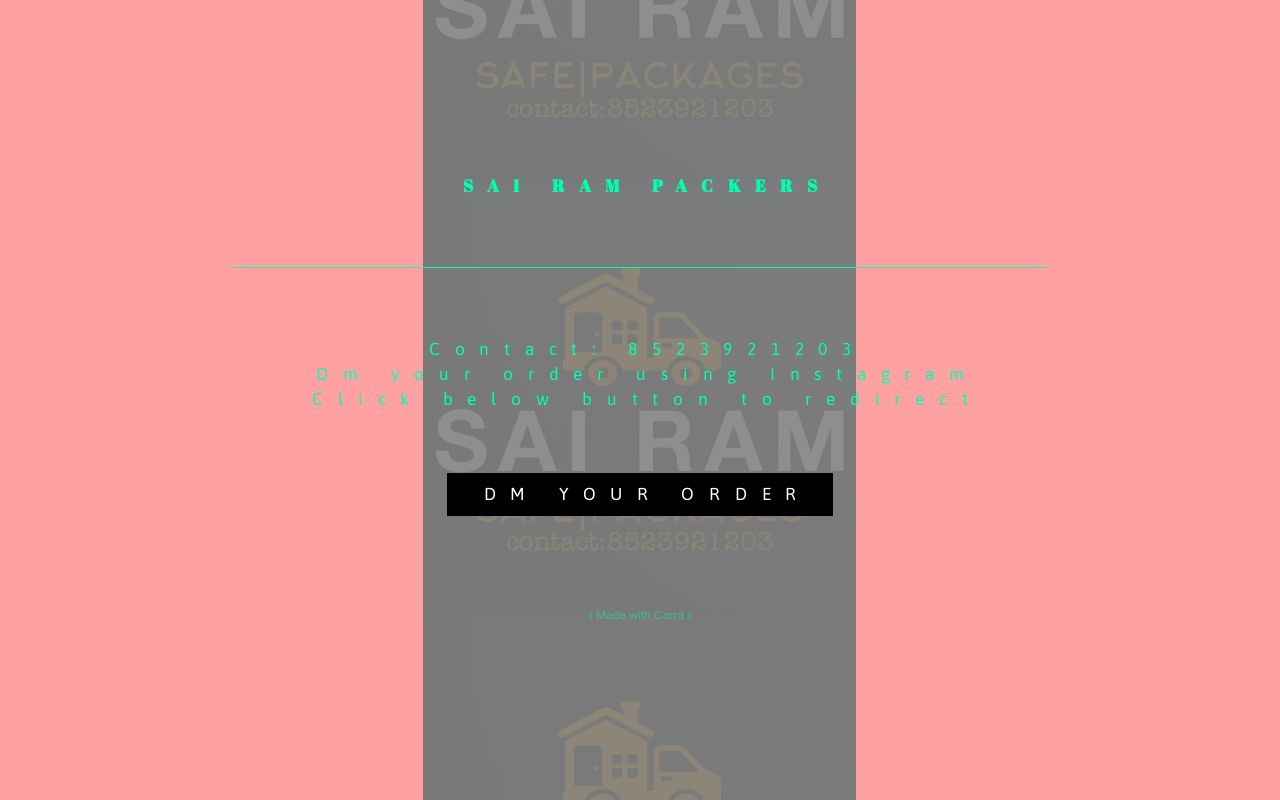 Carrd profile picture for @sairam